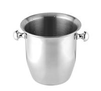 Secchiello Ghiaccio Stainless Steel Horn-shaped Ice Bucket For Home Use Suitable For Beer Wine, And Champagne Secchiello per il ghiaccio(Piccolo)