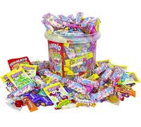 Secchiello Grande con oltre 200 Caramelle WikiMark Senza Allergeni. Per Compleanni, Halloween, Natale. Senza glutine e latticini. Oltre 1,5 kg di caramelle e dolciumi. (Include Marshmallow)