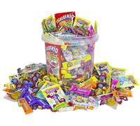 Secchiello Grande con oltre 200 Caramelle WikiMark Senza Allergeni. Per Compleanni, Halloween, Natale. Senza glutine e latticini. Oltre 1,5 kg di caramelle e dolciumi. (Dolci Misti)