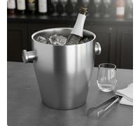 Secchiello in Acciaio Inox Doppia Parete Secchiello Champagne Spesso per
