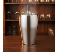 Secchiello in Acciaio Inox Doppia Parete Secchiello Champagne Spesso per