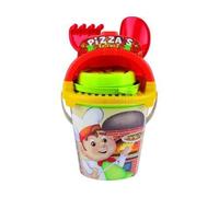 Simba 107114400 Pizza Bucket Set Multi-Coloured
