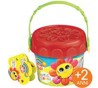 Dido Set Creativo Pasta per Giocare Secchiello Cutie Flower, 13pz