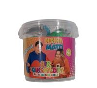 Secchiello Pasta modellabile Ninna e Matti 27 pezzi con set 15 tattoo + portachiave con paillettes