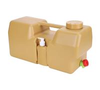 Secchiello per Acqua da Campeggio, capacità di 20 Litri (5 galloni) con Rubinetto e Bottiglia igienizzante per Mani, Ideale per Escursioni, Picnic e emergenze all'aperto