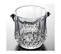 Secchiello per Bevande Secchiello for vino trasparente Vasca for bevande rotonda con manici, Bottiglia di birra portatile Raffreddatore di bevande Contenitore for refrigeratori for champagne for feste