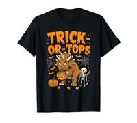 Secchiello per Caramelle con triceratopo di Halloween Trick-or-Tops Maglietta