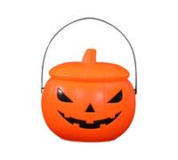 Secchiello Per Caramelle Di Halloween: Borsa Porta Regali Festosa Portatile | ABS E Componenti Elettronici | Effetti Luminosi E Sonori A LED | Per I Bambini, Per Feste Di Natale, Viaggi In Cas