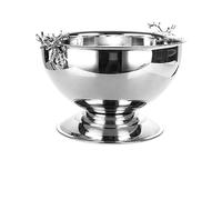 secchiello per champagne da 13,5 litri, ciotola per champagne in acciaio inox, oro e argento, grande secchiello per ghiaccio, grande secchiello per birra da bar, adatto per bar e hotel, secchiello p