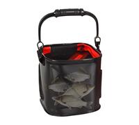 Secchiello per esche, Organizzatore di Mango Plus Ampio cubo di Pieghevole | Sport multifunzionali e per esterni Kayak Car Beach Bank Outdoor Live Bait Cube, Nero , Se référer au
