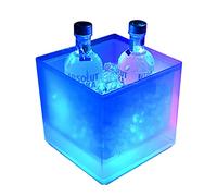 Secchiello per ghiaccio a LED, 3,5 l, per feste, casa, bar, club, festival, feste, champagne, refrigeratore per vino, bevande, birre, bevande