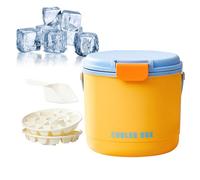 Secchiello Per Ghiaccio - Bere Accessori Più Freschi | Raffreddatore Portatile Tripla Isolato con Coperchio | Chiller Per Secchio Di Birra | Vasca Da Bevanda Fredda per Picnic Esterni