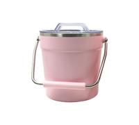 Secchiello per Ghiaccio con Manico, 8L | Doppia Parete, Secchiello Termico per Ghiaccio, Doppio Strato, Feste, Picnic