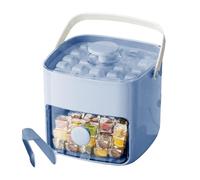 Secchiello per ghiaccio con piccolo serbatoio, preparazione di caffè freddo a doppio strato, stampo per fare il ghiaccio, per bevitori, ospiti, case, telelavoro, appartamento, camper, bar, cocktail
