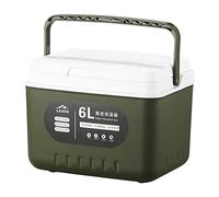 Secchiello per ghiaccio da 5,4 QT - Frigorifero per esterni, refrigeratore per alimenti di qualità alimentare, contenitore frigo ad alta capacità, portatile, robusto per uso personale per campeggio