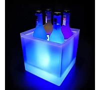 Secchiello per Ghiaccio Luminoso a LED da 3,5 Litri, a Batteria, Ideale per Illuminazione Decorativa/casa/Bar/Feste