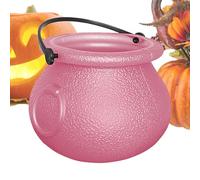 Secchiello per Halloween, cesto in plastica a tema Halloween, secchio per zucca robusto, contenitore adatto per feste o attività di Ha