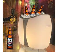 Secchiello per il Ghiaccio a LED 3-in-1, Vasca da Birra per Secchiello per Champagne Grande Impermeabile per Esterni con Cambio di 7 Colori e Altoparlante per Feste/Casa/Bar/KTV/Club/Widding