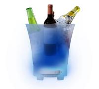 Secchiello per il Ghiaccio a LED con Altoparlante Bluetooth, 7 Litri di Grande capacità 4 modalità di Luce Secchiello per Vino, Ghiaccio, Birra Colorata con Coperchio, Batteria