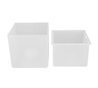 Secchiello per il ghiaccio a LED da 3,5 litri, impermeabile, di grande capacità, quadrato, a doppio strato, con luci RGB, per feste, casa, materiale PP portatile e durevole