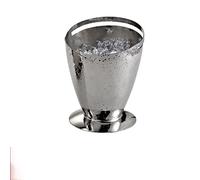 Secchiello per il ghiaccio in acciaio inox con punta a martello, secchiello per champagne conico, secchiello per il ghiaccio per alimenti occidentali, secchiello per cubetti di ghiaccio, secchiello pe
