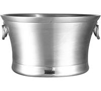 Secchiello per il ghiaccio in acciaio inox, grande refrigeratore per | Grande secchiello per ghiaccio a doppia parete per raffreddare champagne e bevande, perfetto per feste e incontri