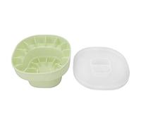 Secchiello per il ghiaccio pieghevole | Dispositivo di raffreddamento per bevande compatto in silicone per feste/picnic/campeggio | Porta cubetti di ghiaccio portatile salvaspazio (Green)
