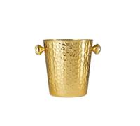 Secchiello per il ghiaccio Secchiello refrigerante for vino in acciaio inossidabile, secchiello refrigerante for champagne e vino rosso Secchielli per il ghiaccio per feste(Gold)