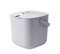 Secchiello per la spazzatura del tè, secchio per il filtro del tè, secchio per la spazzatura portatile, filtro del tè, con manico del coperchio, 6,5 l, per a casa