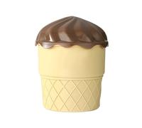 Secchiello per macchina per il ghiaccio in silicone, macchina per cubetti di ghiaccio multifunzionale a forma di gelato con macchina per cubetti di ghiaccio a rilascio facile di (Coffee)