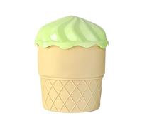 Secchiello per macchina per il ghiaccio in silicone, macchina per cubetti di ghiaccio multifunzionale a forma di gelato con macchina per cubetti di ghiaccio a rilascio facile di (Green)