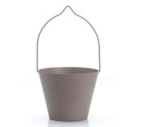 Secchiello per Rubinetti Porta-Secchio 25x23x18 cm in Alluminio Belfer 42/SC Tortora