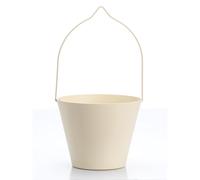 Secchiello per Rubinetti Porta-Secchio 25x23x18 cm in Alluminio colore AVORIO avorio