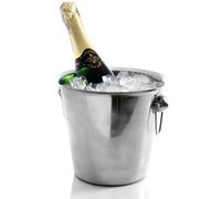 TrAdE shop Traesio - Secchiello Portaghiaccio In Acciaio Per Champagne Vino Spumante Ice Bucket