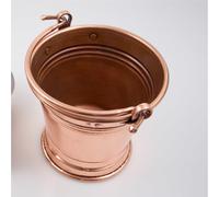 Secchiello , portaghiaccio Piedistallo conico NAVARINI RAME Ø 28 x h 25 cm - 8,3 Lt in rame massiccio lavorato a mano made In Italy rame