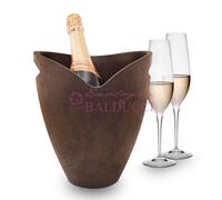 SECCHIELLO PULLTEX® Vino Champagne Wine "DARK WOOD EFFECT" effetto legno