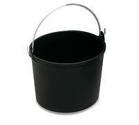 Secchio agricolo vendemmia stefanplast ppl/acciaio nero lt 20 (5 pezzi) Stefanpl