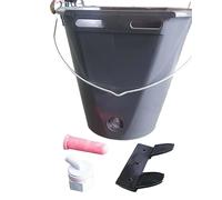 Secchio biberon Allattamento Grigio Staffa tettarella rossa E Ghiera