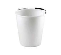 Secchio Casalingo in Polietilene Bianco 29 CMX25 9 l Stefanplast 4 Pezzi