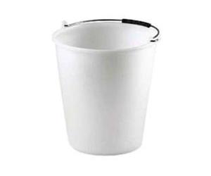 Secchio Casalingo in Polietilene Bianco 29 CMX25 9 l Stefanplast 4 Pezzi
