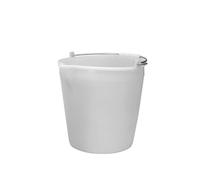 Secchio Con Becco Manico Ferro Litri 9 Bianco Giganplast
