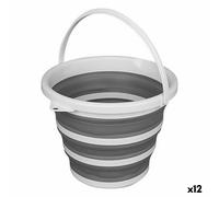 Secchio con Manico Confortime 10 L 34 x 33 x 25 cm [12 Unità]