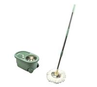 Secchio con Strizzatoio a Pedale 10L con Testine Lavabili Riutilizzabili per Pulizia Pavimenti Duri senza Piegatura Strizzatore per Casa, Ufficio, Esterni