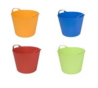 Secchio contenitore Borsa milleusi in plastica pieghevole per casa giardino mare