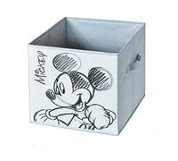 Secchio contenitore Domopak Living Mickey Grigio chiaro Stoffa 32 x 32 x 32 c