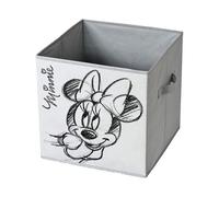 Secchio contenitore Domopak Living Minnie Grigio chiaro Stoffa 32 x 32 x 32 c