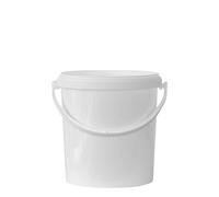 Secchio da 6 l, plastica PP, bianco