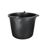 Secchio da costruzione, 20 l, con beccuccio, in PVC, 12/16/20 l, 20 litri (5 pezzi)