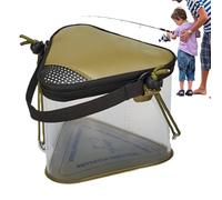 Secchio Da,Forniture da Pieghevoli - Contenitore Per Esca Viva - per tori Amanti della Natura Padri per Camping Spiaggia Lago Fiume Ruscello Bacino Stagno