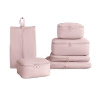 Secchio da imballaggio a compressione - 6 pezzi da viaggio espandibile | Organizer per borse da viaggio da 310 g per bagagli, uomini, donne, ragazzi, ragazze, ragazzi, ragazzi, moglie r, rosa, Vedi la